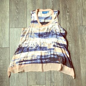 Dressy silk tank